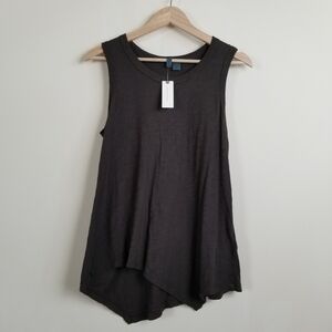 Anthropologie Left Of Centre Asymmetrical Hem Tank Size XS NWT